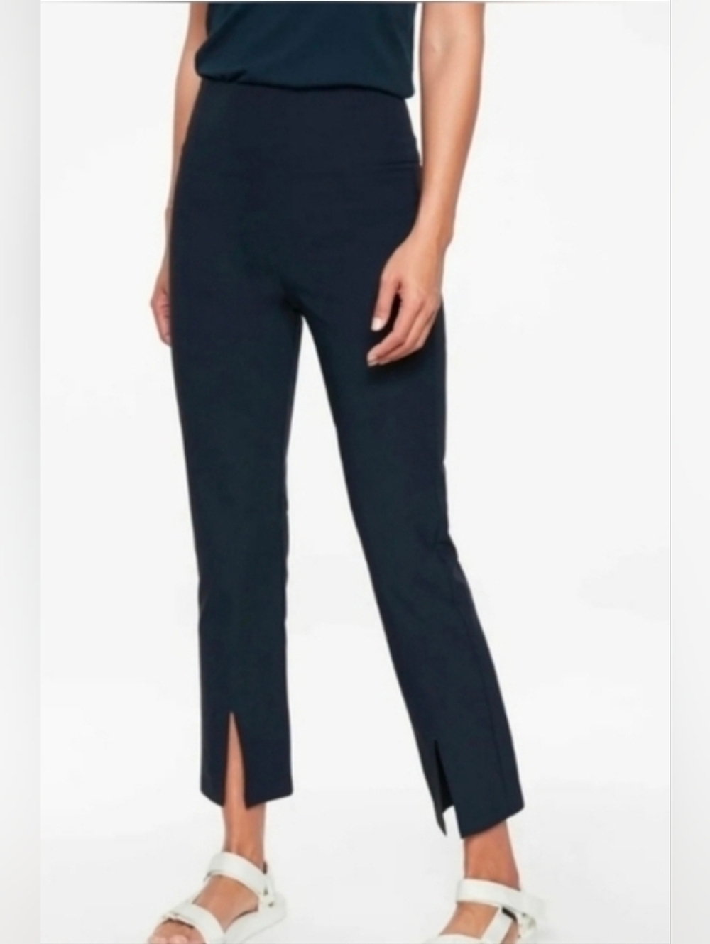 ❤️ ATHLETA HIGH RISE WONDER SLIM STRAIGHT CROP SPLIT HEM PANTS, 4 (27)